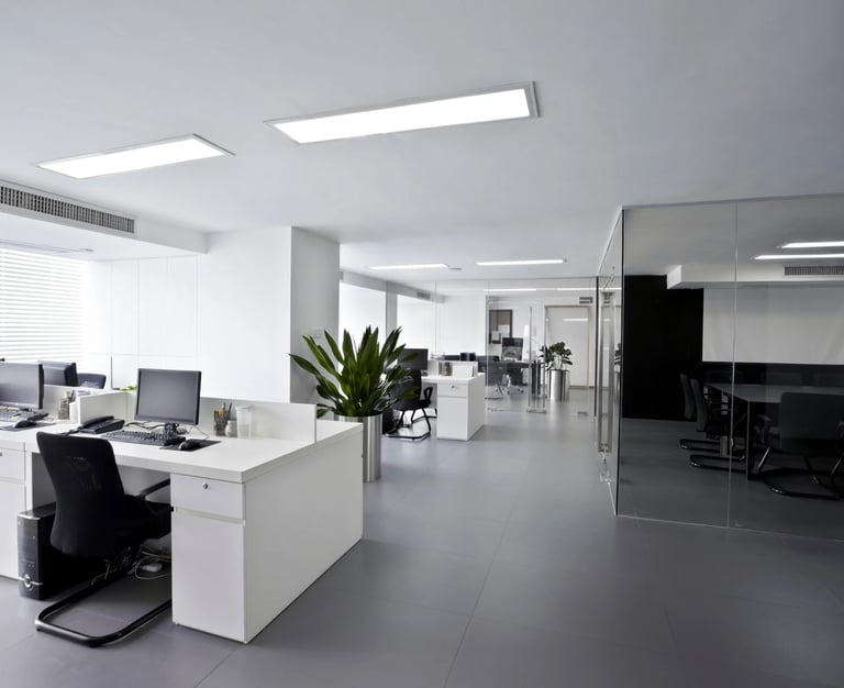 Commercial painting office refit