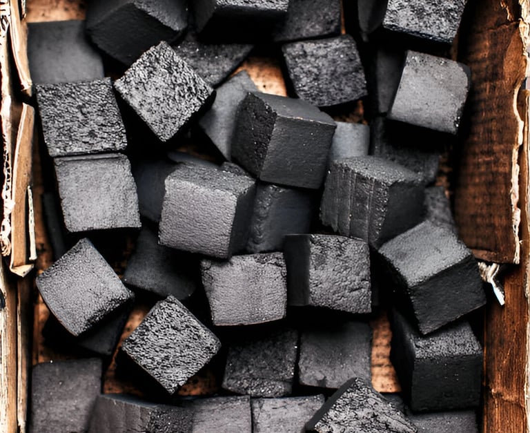 Platinum Coconut Charcoal Briquettes for luxury shisha brands and premium export markets