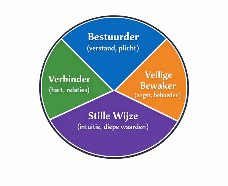 Het stemmenkwadrant bij de werkvorm morele biografie