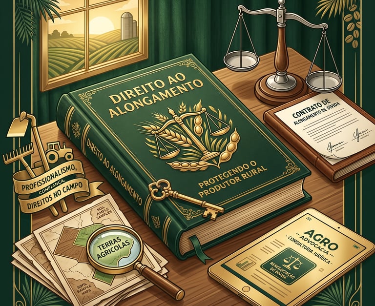 E-book O Direito ao Alongamento: Estratégias para renegociação de dívidas de crédito rural — Dra. Tatiana Gaertner