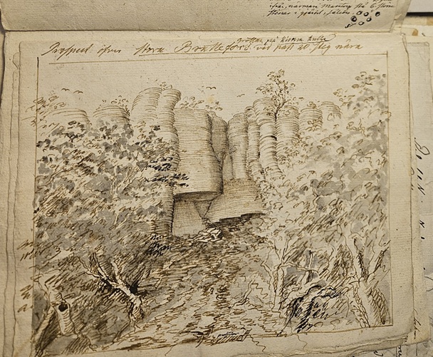  Landscape sketch by Carl Gustav Gottfried Hilfeling, 1788 or 1790.