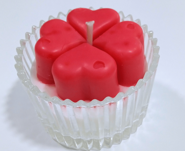 Happy Valentine's Day, lovers' candles