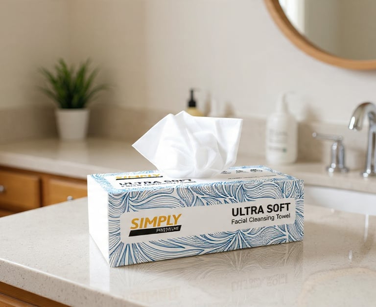 SIMPLY Facial Cleansing Towel (Wet & Dry)