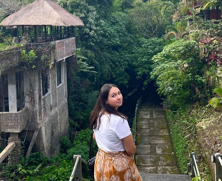 Sarah à Bali