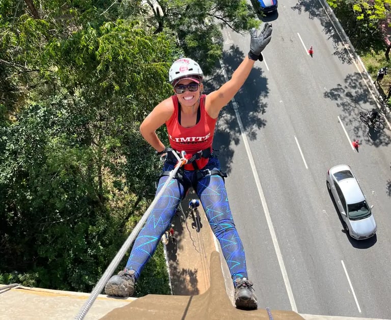Rapel na Ponte do Sumaré