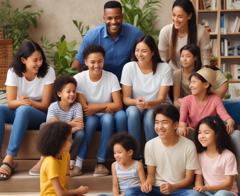 Bright living room with modern inventory