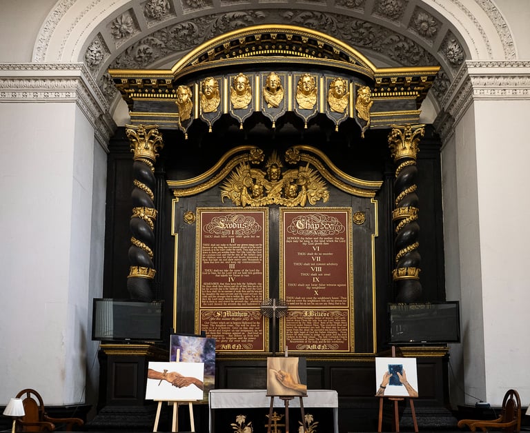 The altar of St Mary Woolnoth