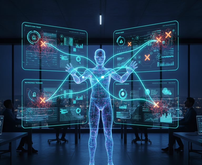 AI-powered workflow dashboard optimizing and removing business bottlenecks.