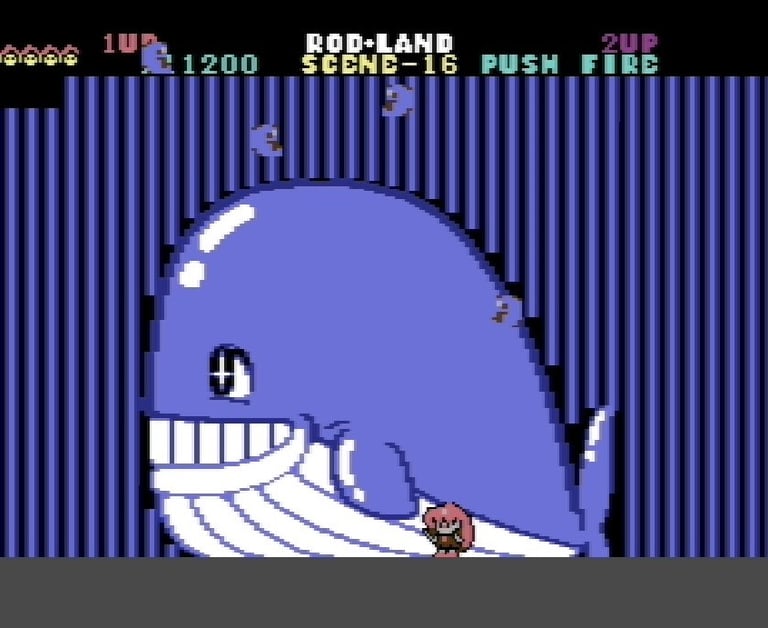 Commodore 64 Rodland Rit Faces the Whale