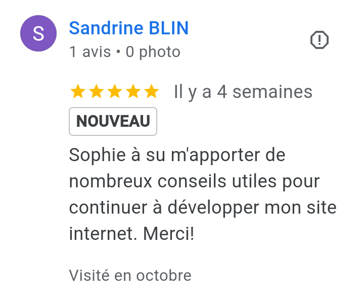 Temoignage site internet