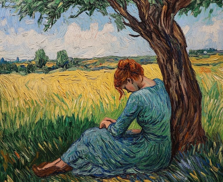 AI Image generated in Van Gogh style