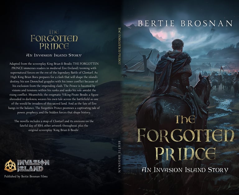 a book cover of the forgotten prince of the forgotten kingdom