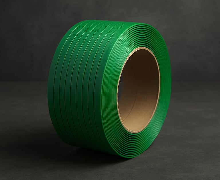 PET straps used for industrial pallet packaging