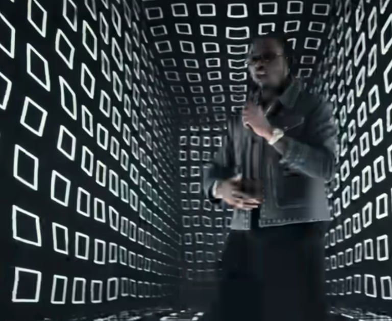 a man in a black jacket and a black jacket
