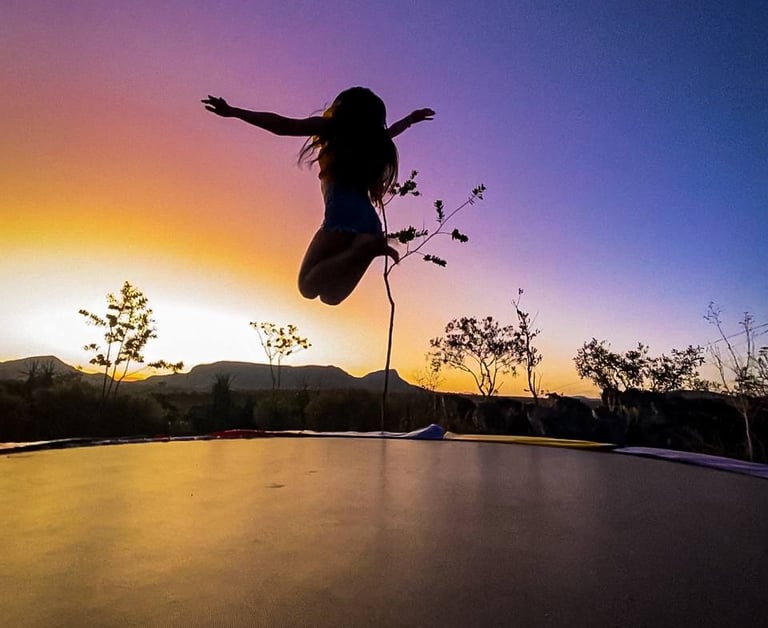 Pula-Pula para adulto com Vista Excepcional