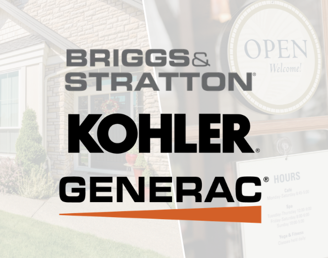 Generator Brands Briggs &amp; Stratton, Kohler and Generac