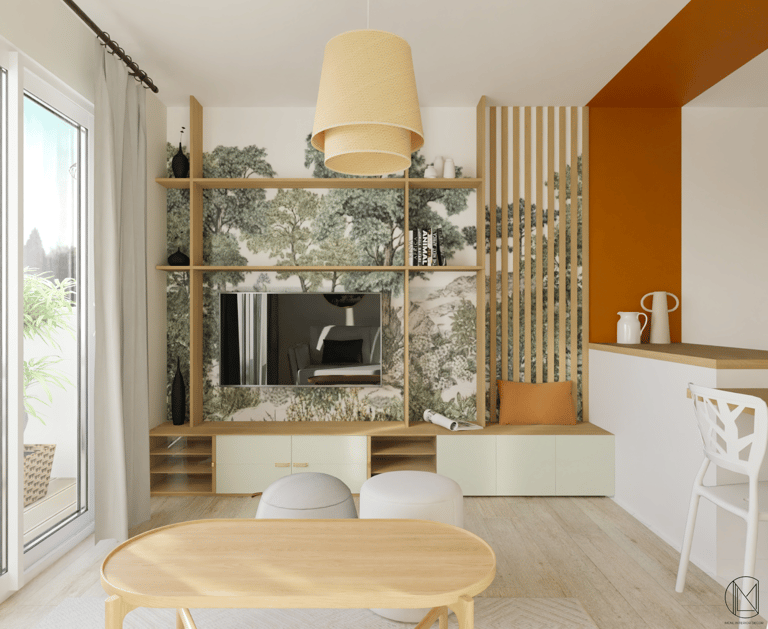 Le color zoning, technique de mise en couleur des murs pour délimiter les espaces.