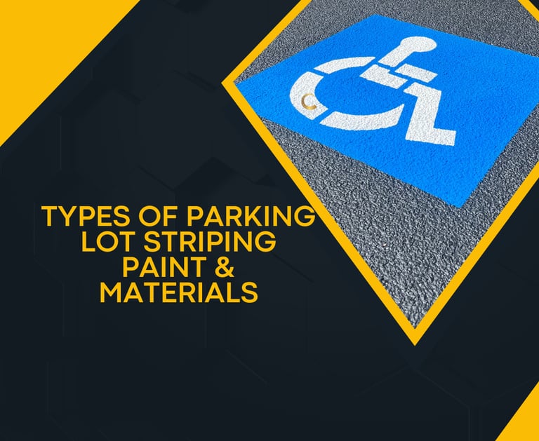 Types of Parking Lot Striping Paint & Materials in Columbus, Georgia