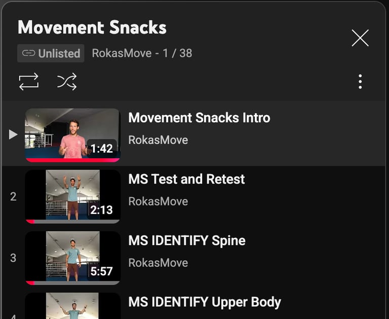 movement snacks video library rokasmove