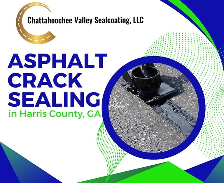Asphalt Crack Repair in Harris County, GA