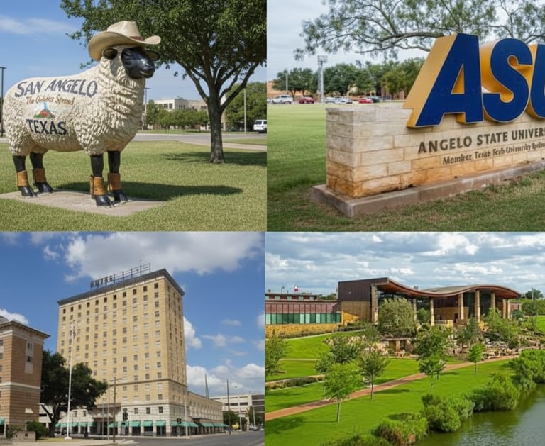 Image of 4 San Angelo, TX landmarks