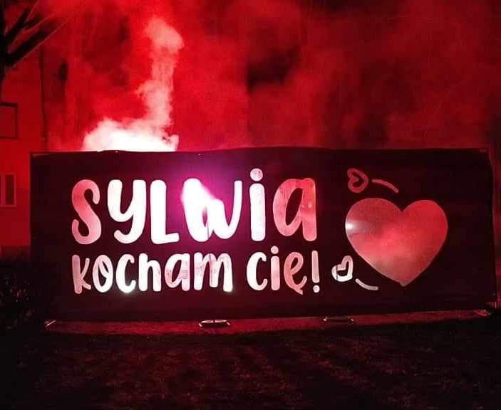 pirofolia kocham cie oryginalne wyznanie miłości pirotechnka