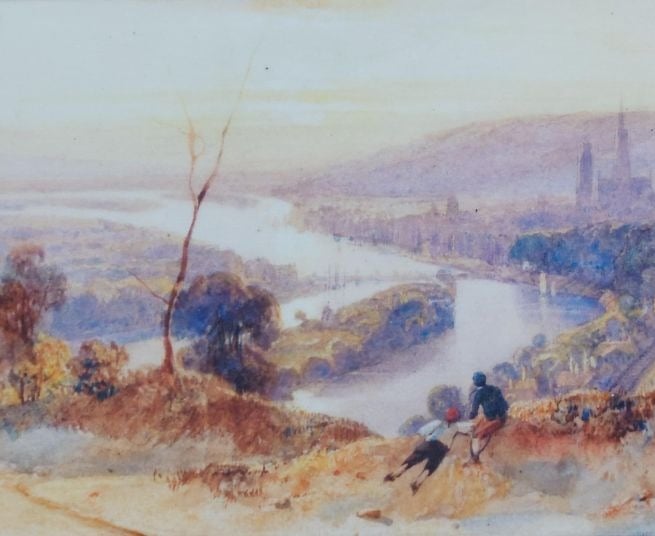 Small watercolour by Richard Parkes Bonington (1802-1828)