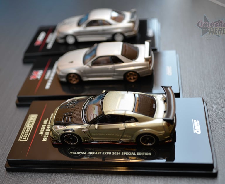 Inno64 R34 Skyline, Nismo 400R & Top Secret R35