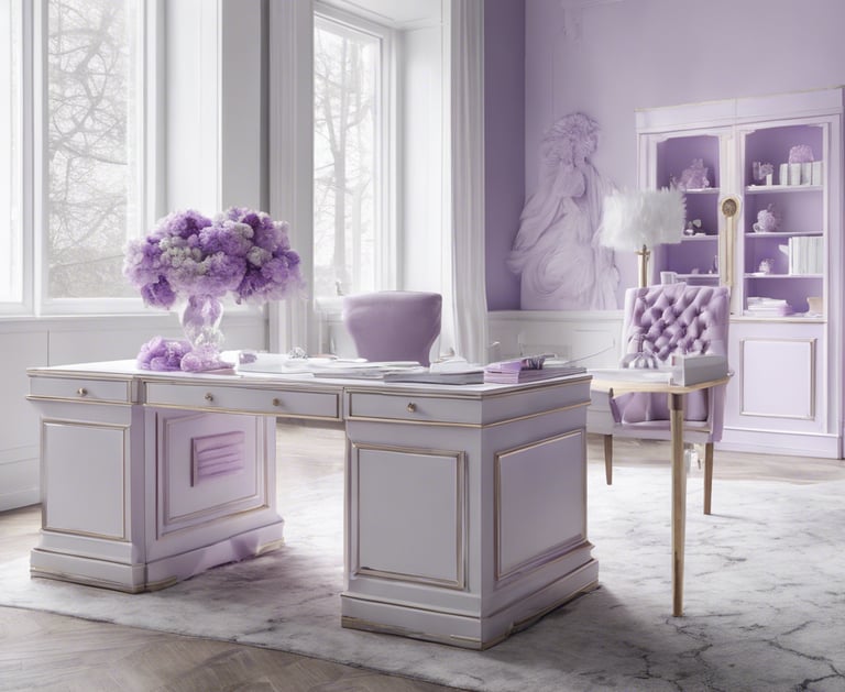 À propos de studio cassis, Bureau violet