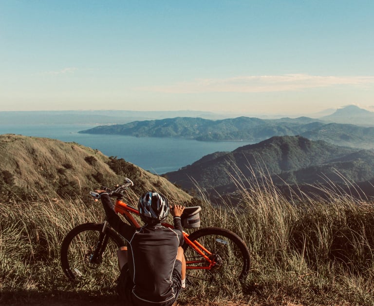 Vélo de chez Only Bikes dans la nature.