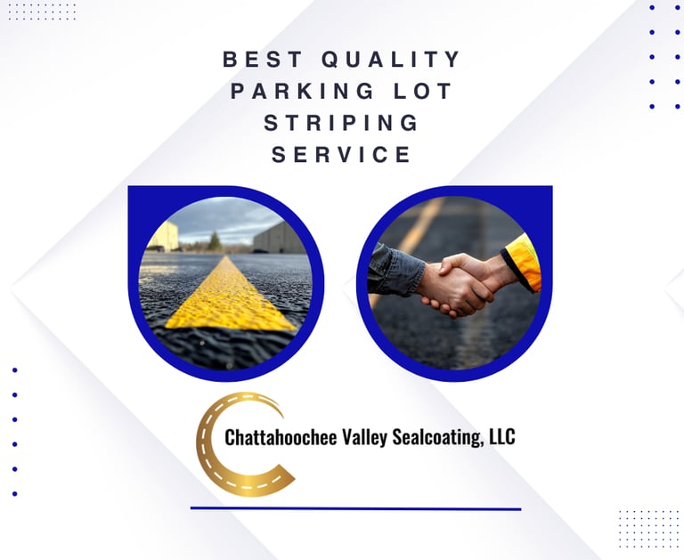 Parking Lot Line Striping Service in Harris County, Georgia