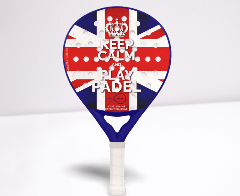 Padel Vibes | Keep Calm example of Bespoke Padel Racket