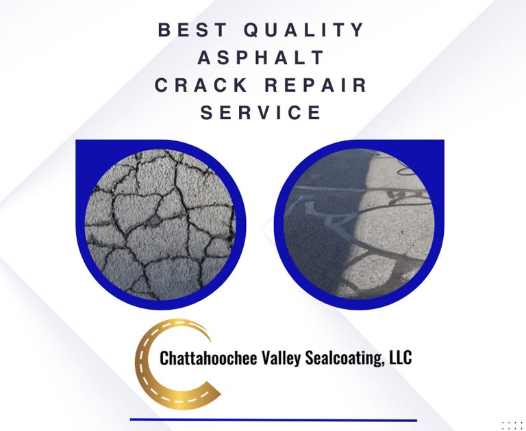 Asphalt Crack Repair Service in Harris County, Georgia