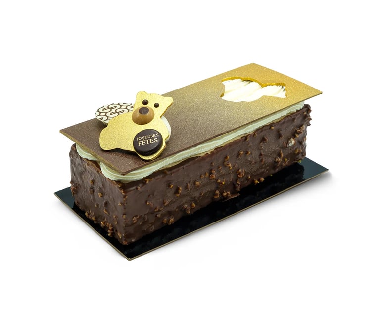 un bûche de Noel realisee par florent sourice a troyes