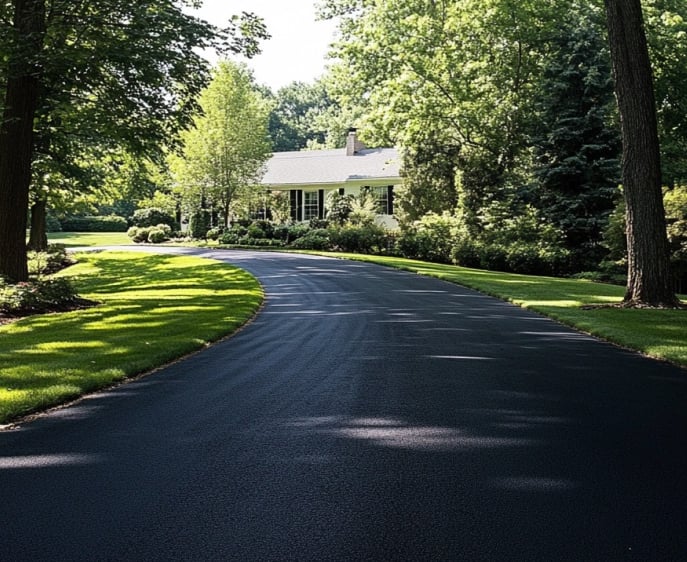 Driveway sealcoating company's work in Phenix City