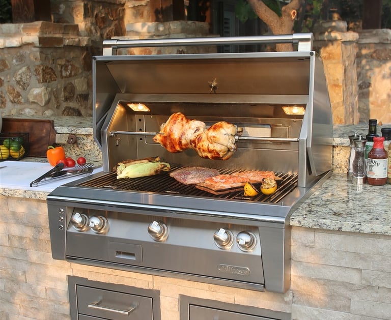 Alfresco parilla asador