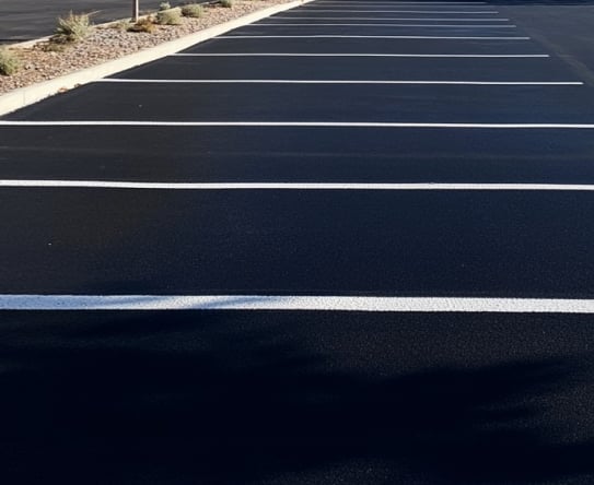 Parking lot management and markings in Auburn