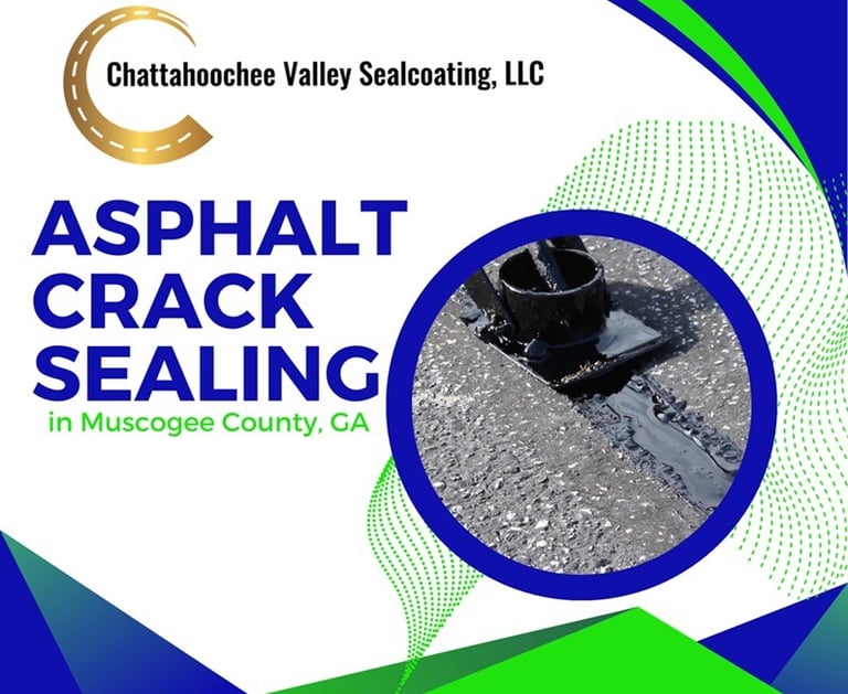Asphalt Crack Sealing Service in Muscogee County, GA