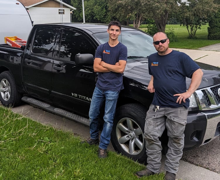Father son team based in Juneau & Mayville, WI for heating and cooling installation and repairs.