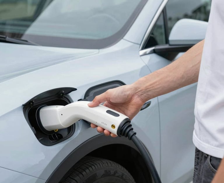 black usb cable plugged in white electric socket