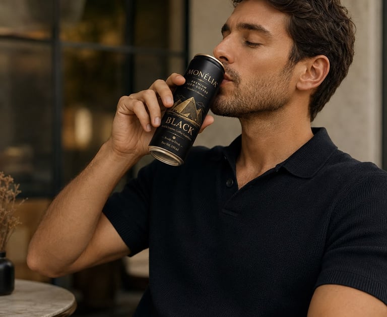 MONÉLIA Iced Coffee is a premium ready-to-drink coffee collection created for modern consumers, reta