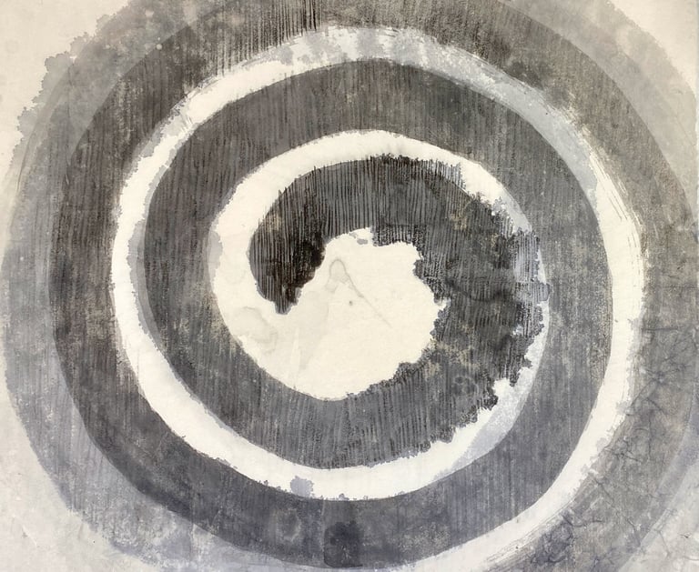 23030029 Rasen#1©2023, Fumiyo Yoshikawa,17x21