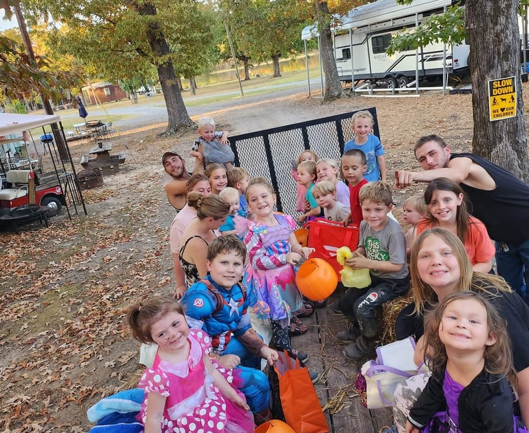 kids in halloween costumes