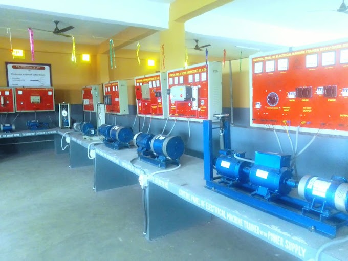 a room with a bunch of different types of electrical equipment