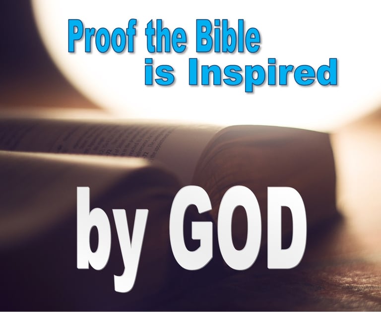 Proof the Bible is Inspired by GOD - Christian Resource Library