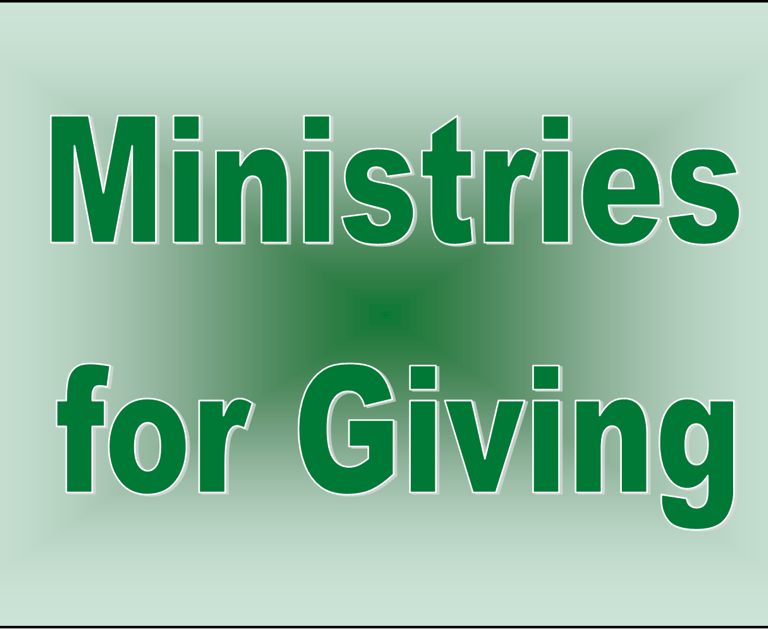 Ministries For Giving - Christian Resource Library