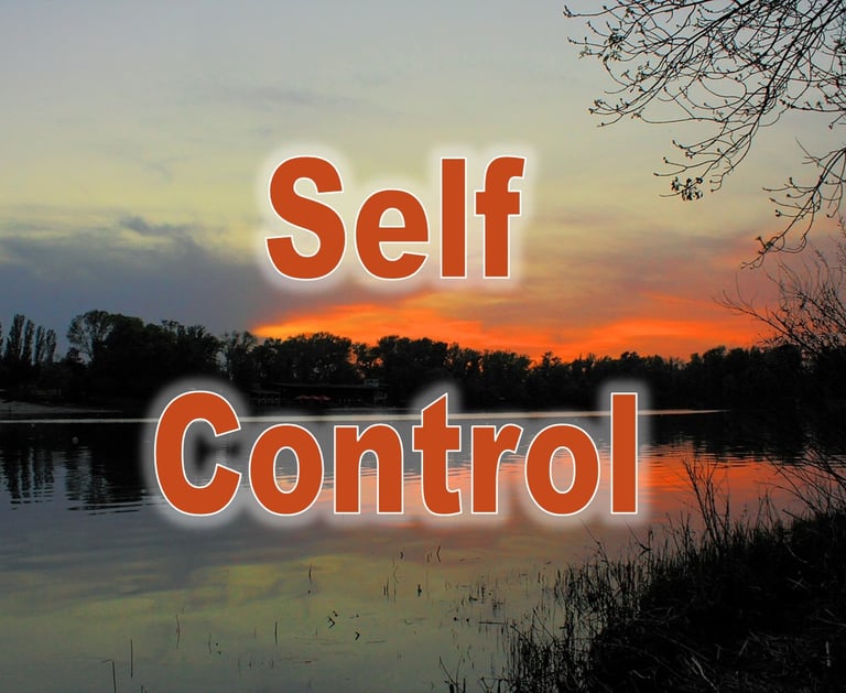 Self Control - Christian Resource Library