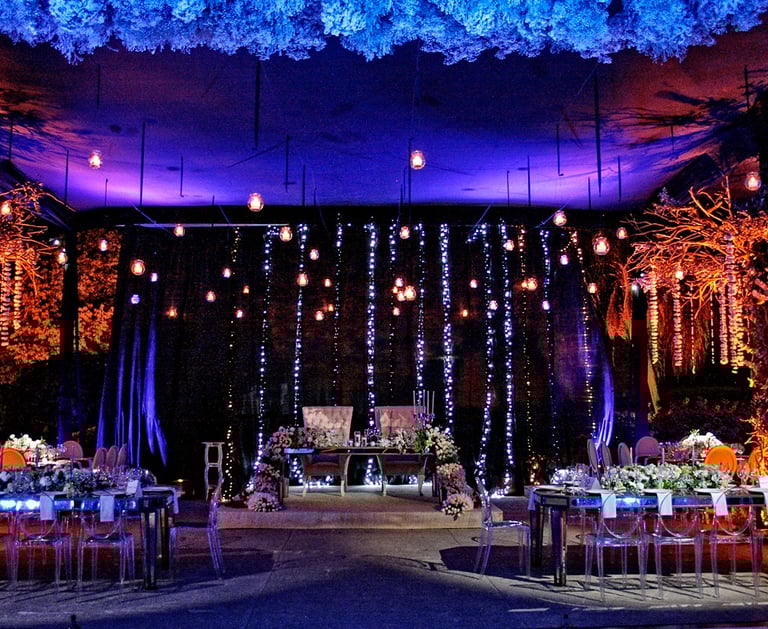 Iluminacion de Boda