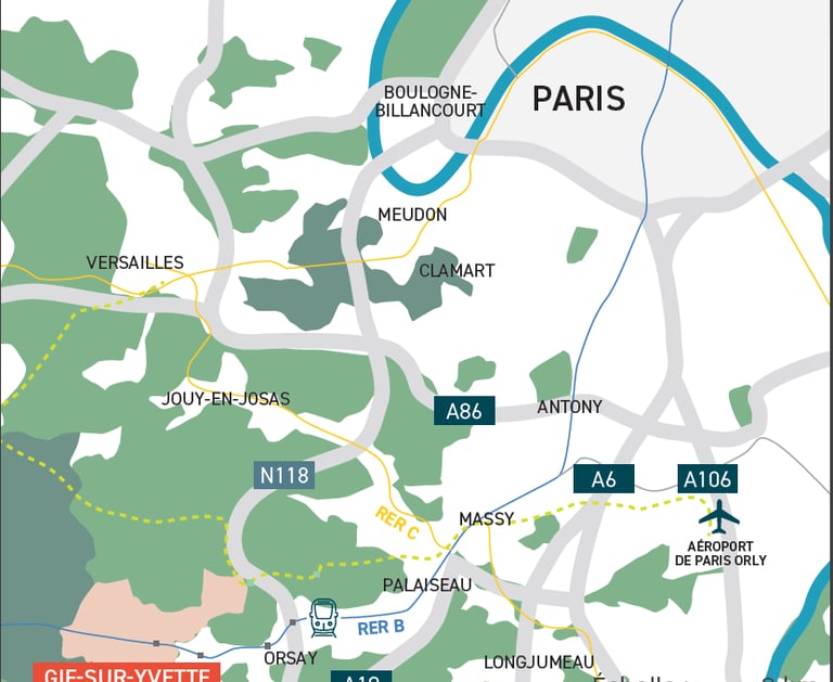 Gif sur yvette proche de Paris et des grands axes