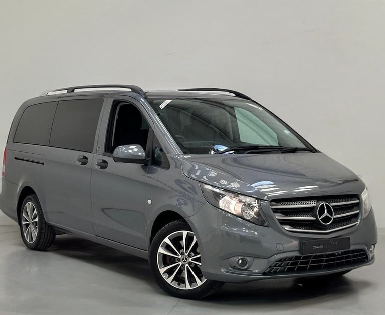 gray mercedes benz vito
